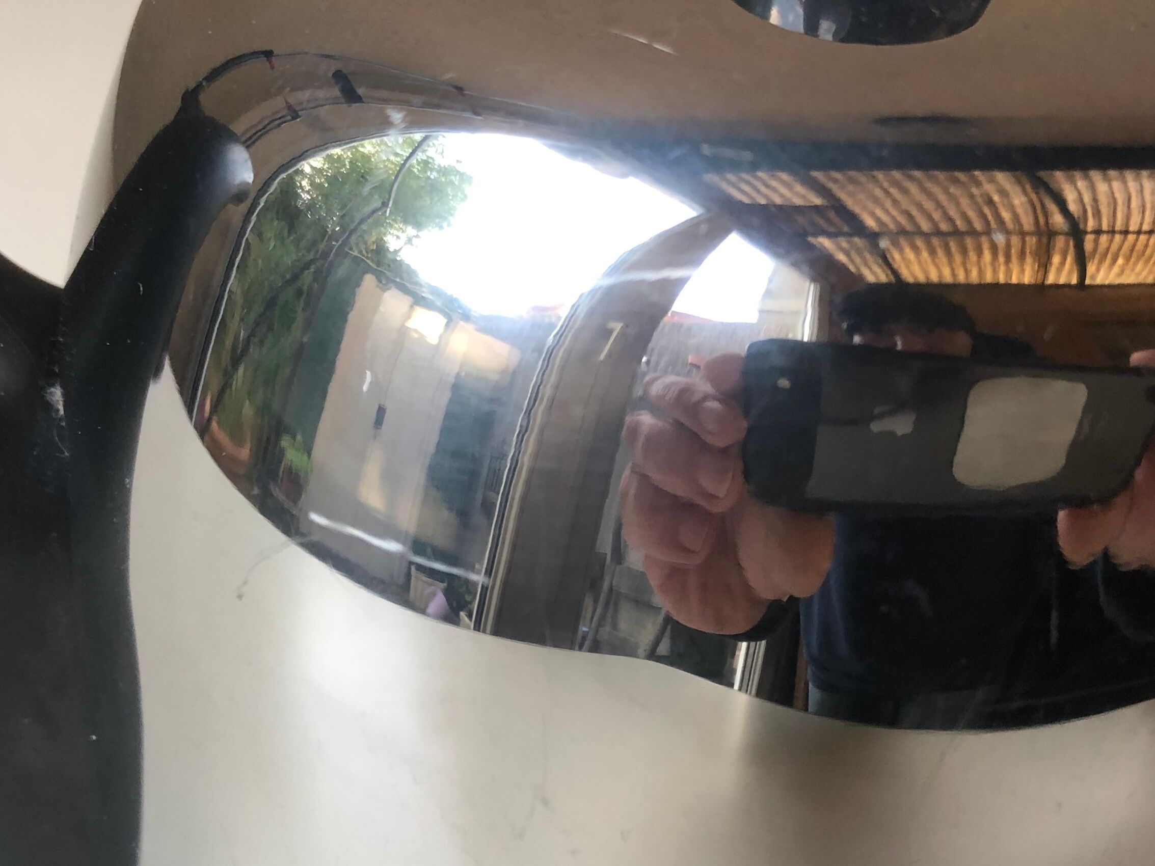 Guy Degrenne salam calorifuge teapot 4 ceramic cups - vintage chrome 70