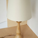 Ceramic / sandstone lamp base signed Drillon vintage 50s / 60s
