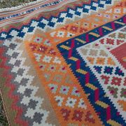 Tapis Kilim turc vintage tissé main
