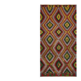 Tapis kilim anatolien vintage fait main turc 181 cm x 351 cm