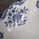 Old oval dish in Boch Frères Keramis earthenware.