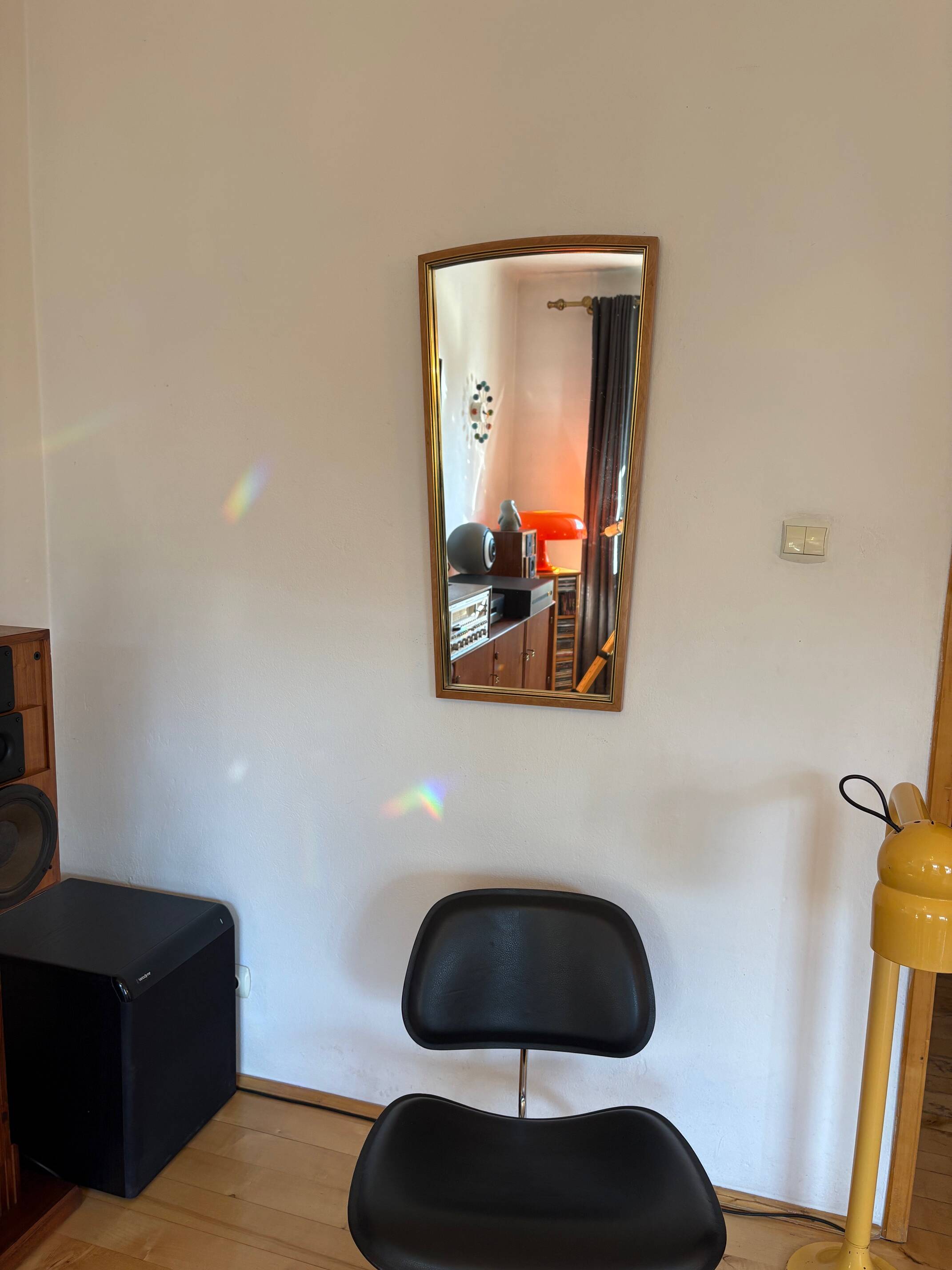 Large mirror, Italy, 1960s