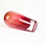 Modern Scandinavian glass vase Orrefors "Haze" Erika Lagerbielke, Sweden