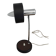 Lampe articulée en métal noir, Italie 1950