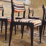 6 vintage Scandinavian chairs year 70