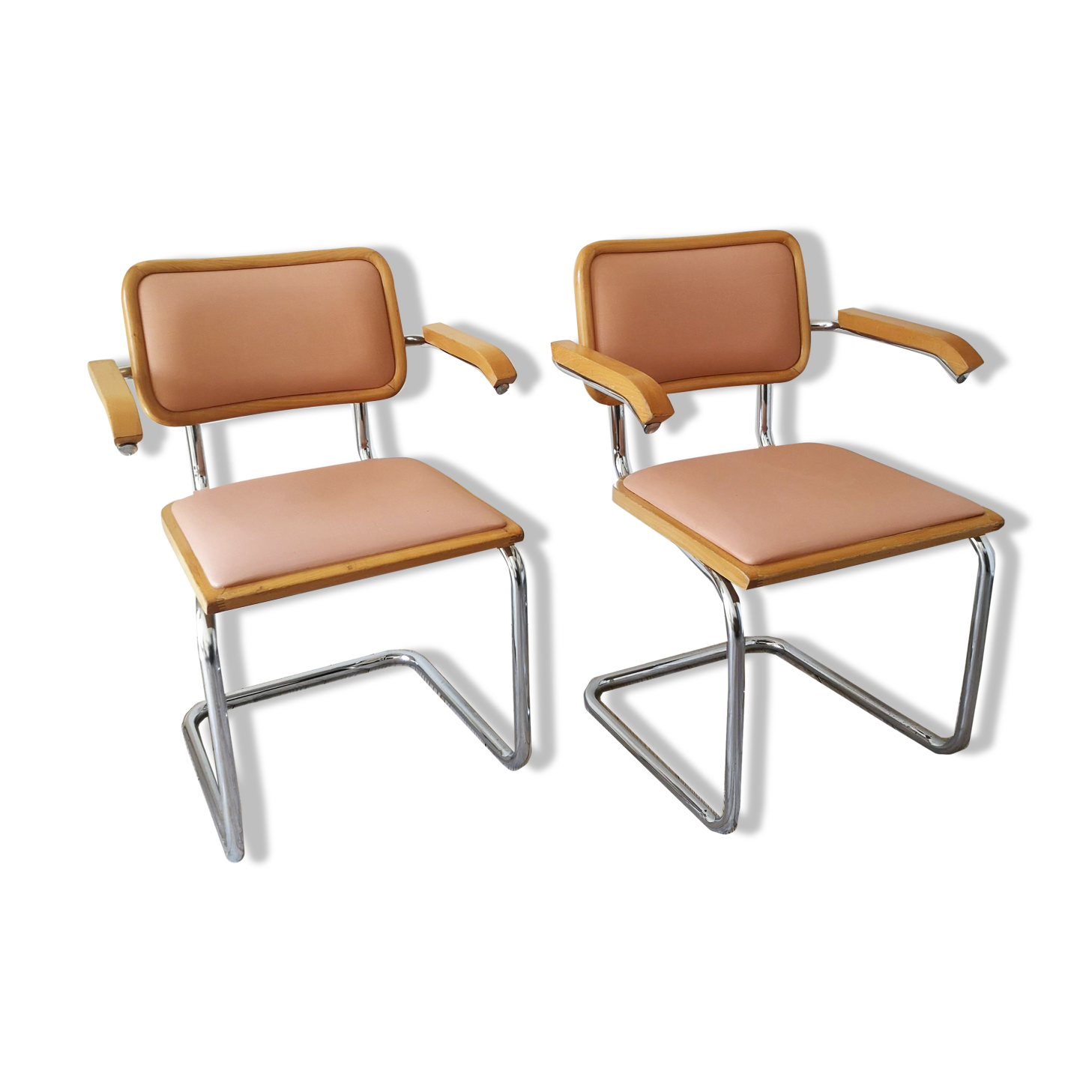 Pair of armchairs by Marcel Breuer 1980