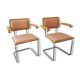 Pair of armchairs by Marcel Breuer 1980