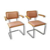 Pair of armchairs by Marcel Breuer 1980
