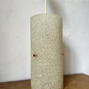 Suspension cylindrique granitée vintage 1970
