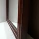 Louis Philippe mirror, mahogany, gendarme hat
