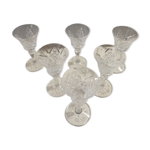 6 verres à liqueur Saint