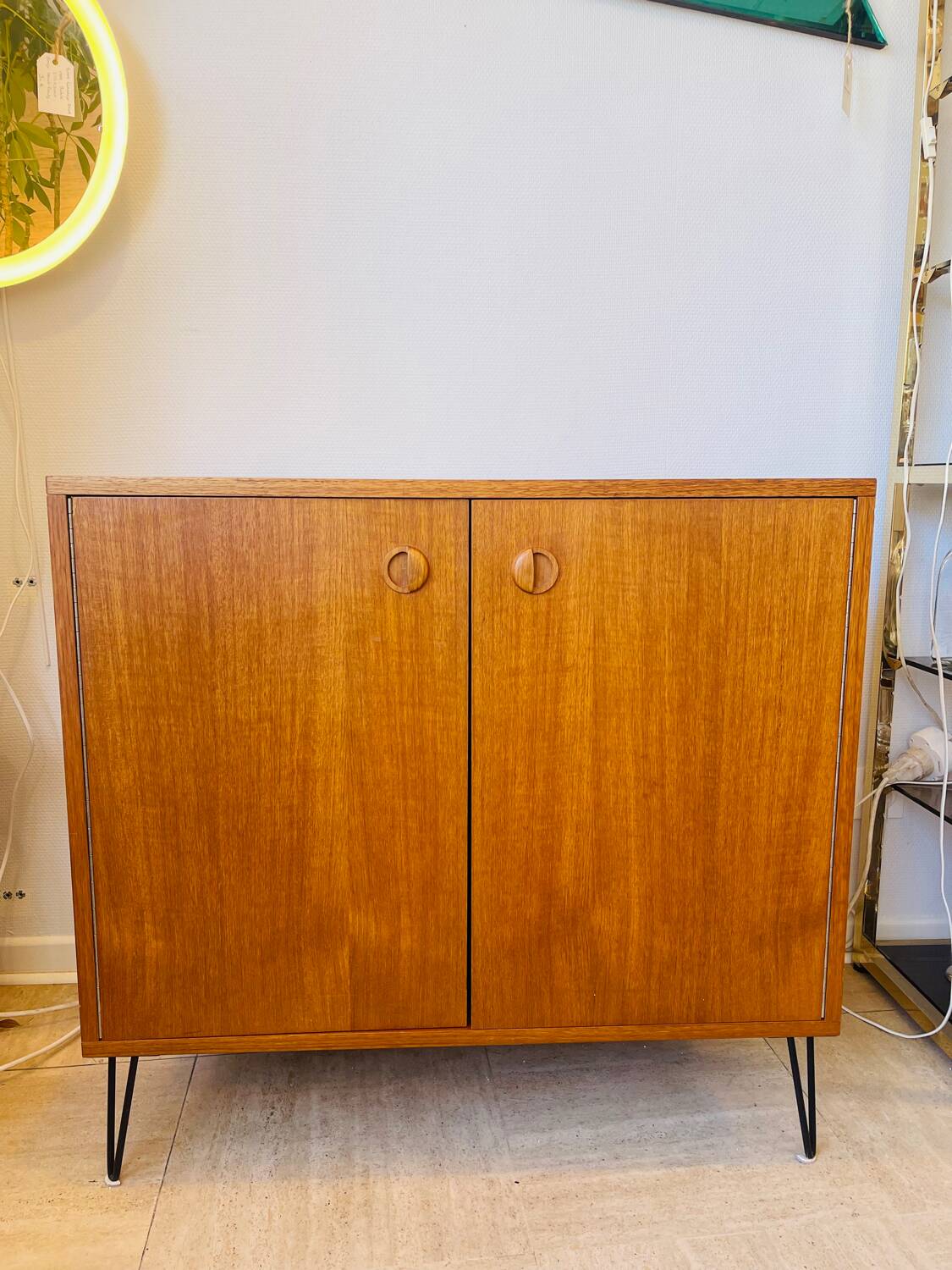 Vintage Scandinavian teak sideboard – 1960