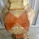 Ceramic lamp with Venetian decor