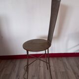 4 chaises métalliques
