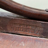 Armchair Jacques Joseph Kohn Vienne stamped and label