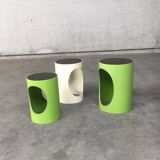 Mid-Century Modern Space Age Design Nesting Table Set by Opal, Germany, 1960s, Set of 3