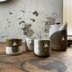 Anthropomorphic ceramic teapot, cups and bowl set
