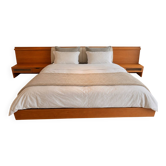 Poliform Morgante – exceptionnel ensemble de chambre en noyer massif
