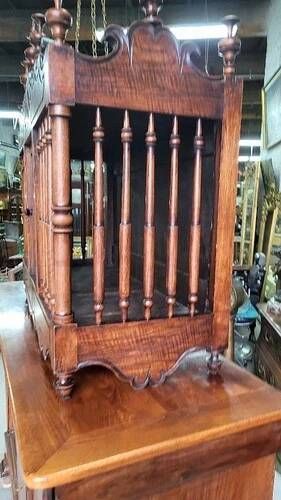 Panetiere ancienne en noyer du xix ème siecle