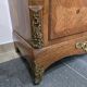 Louis XV chest of drawers in marquetry and gilded bronze - Marble top