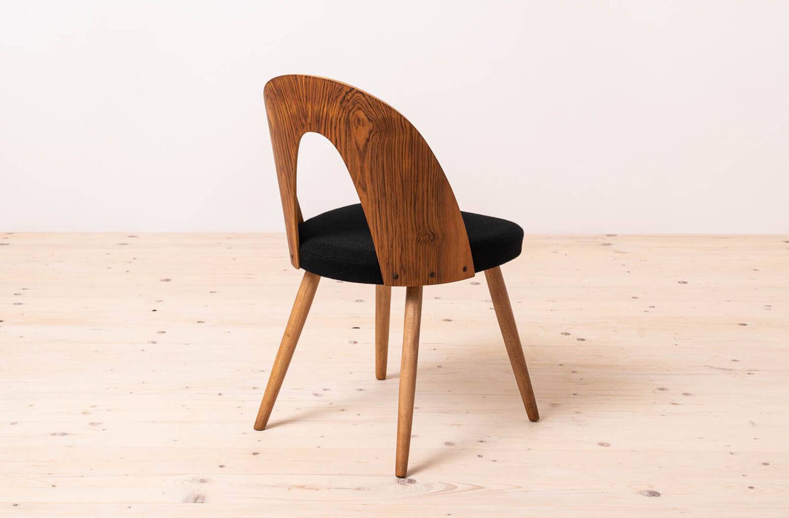 Set of 4 Mid Century Dining Chairs by A.Šuman, Reupholstered in KVADRAT