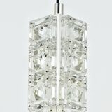 Bakalowits Vienna, up to three faceted crystal pendant lamps, Austria, 1960s