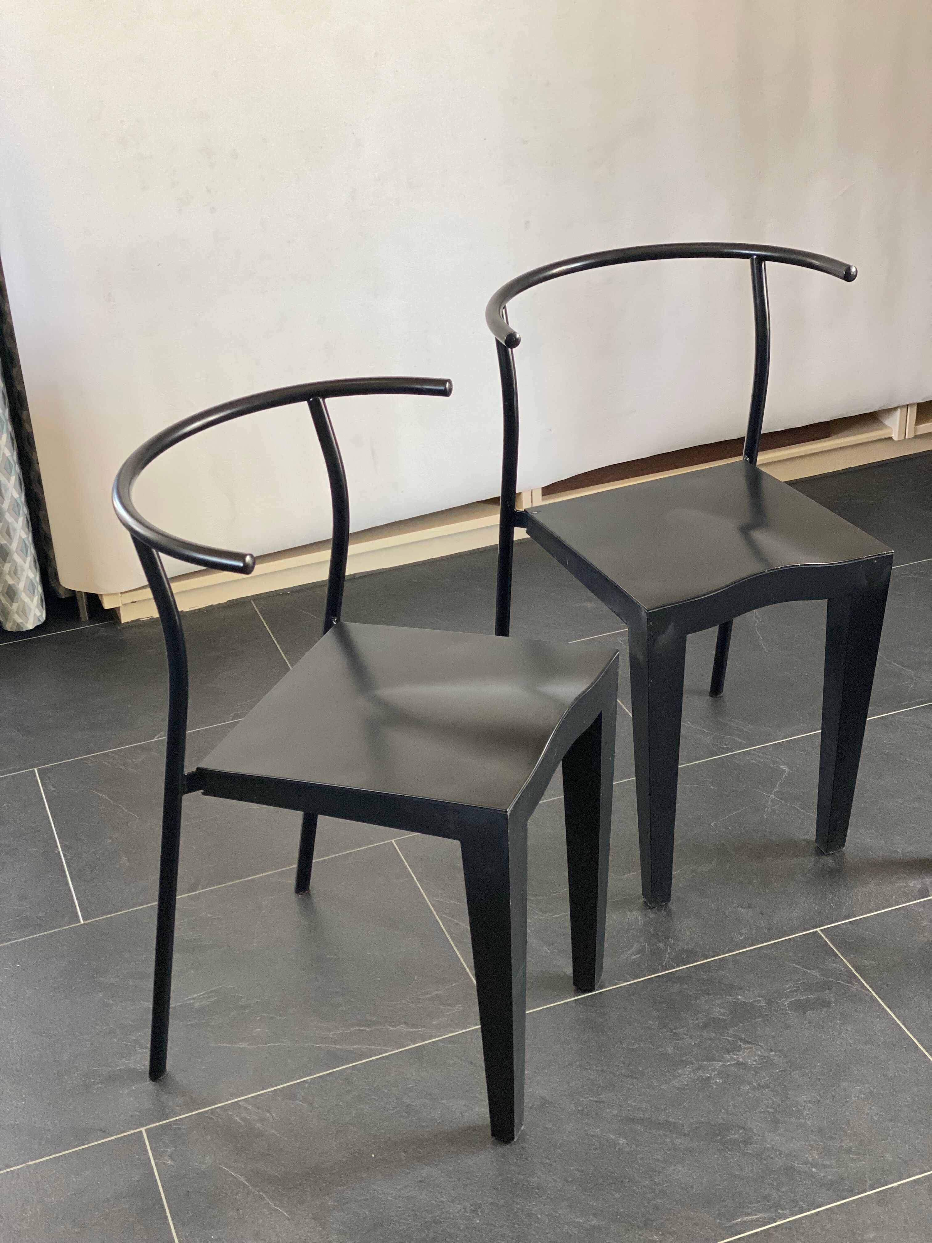 Trio of Philippe Starck Dr. Glob Chairs
