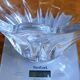 Large crystal bowl — entirely handmade by a master glassmaker.