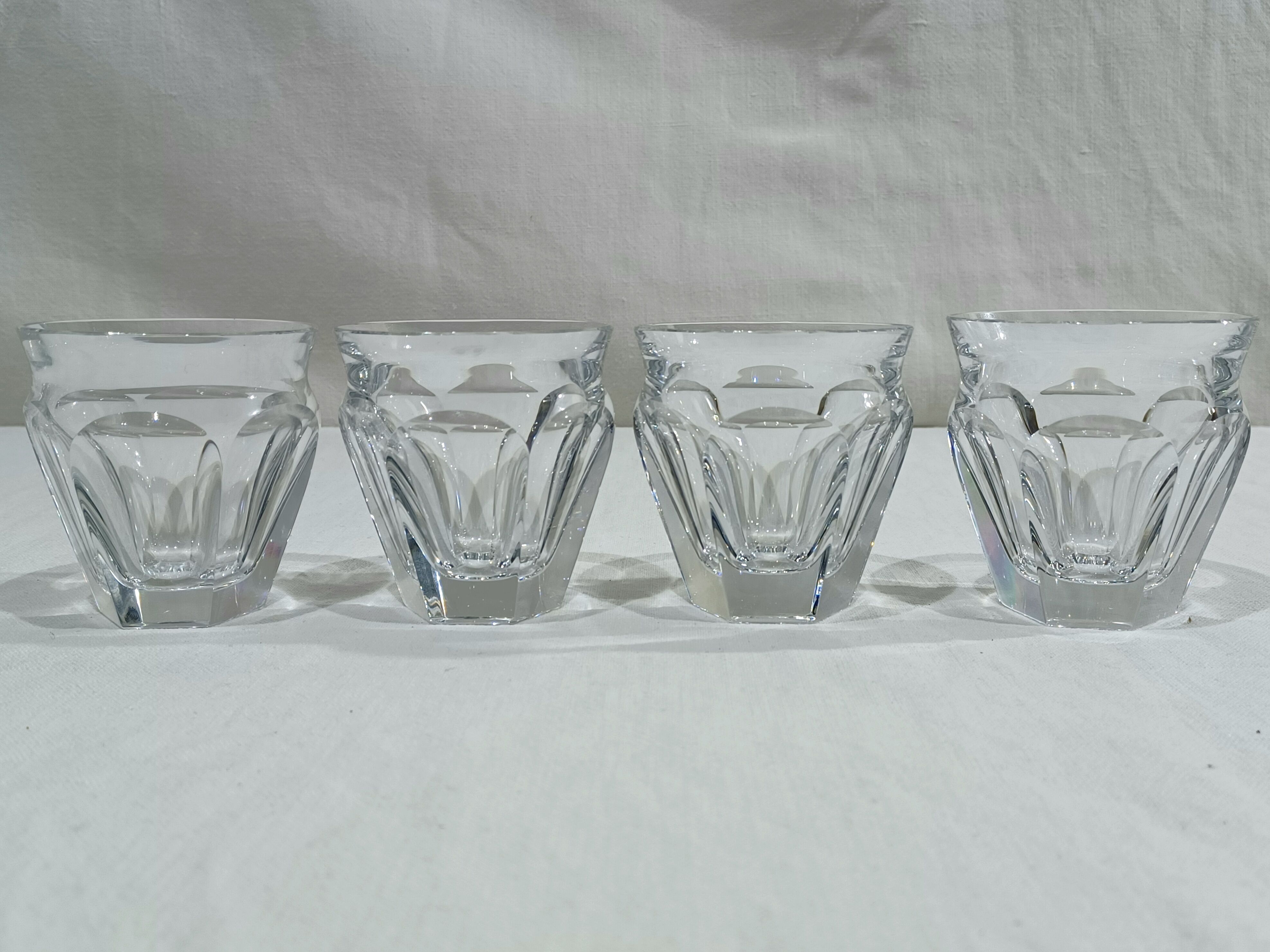 Set of 4 shot cups Baccarat
