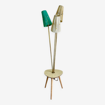 Tripod floor lamp with 3 lights