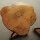 Decorative Italian Burl Maple and Birch wood Side Tables. 1950s