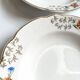 Lot de 4 assiettes creuses vintage Sarreguemines modèle Béarn fleurs