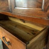 Armoire garde manger provençal ancien en noyer massif