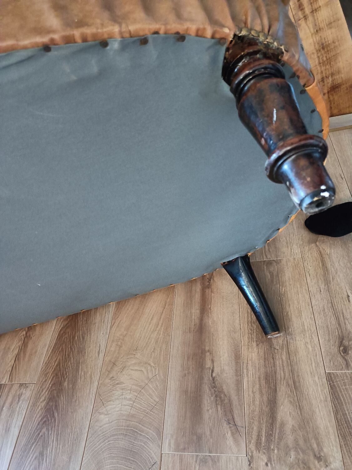 Antique sofa Napoleon III antique bench