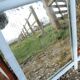 2 Antique Painted Faux Bamboo Mirrors