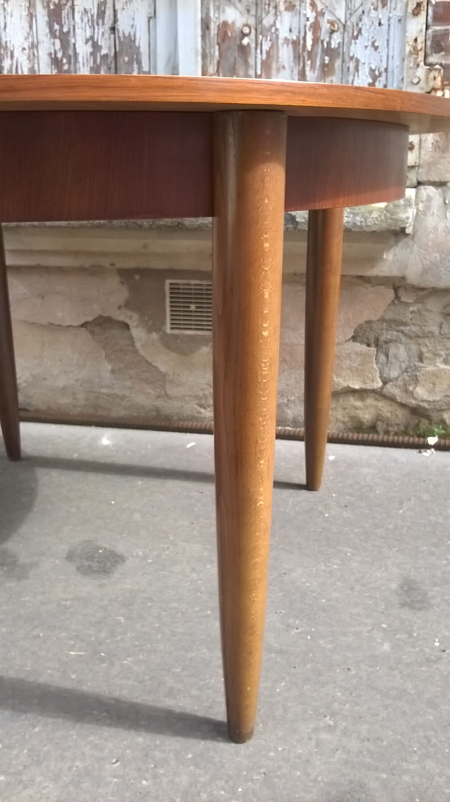 Scandinavian rosewood extension table