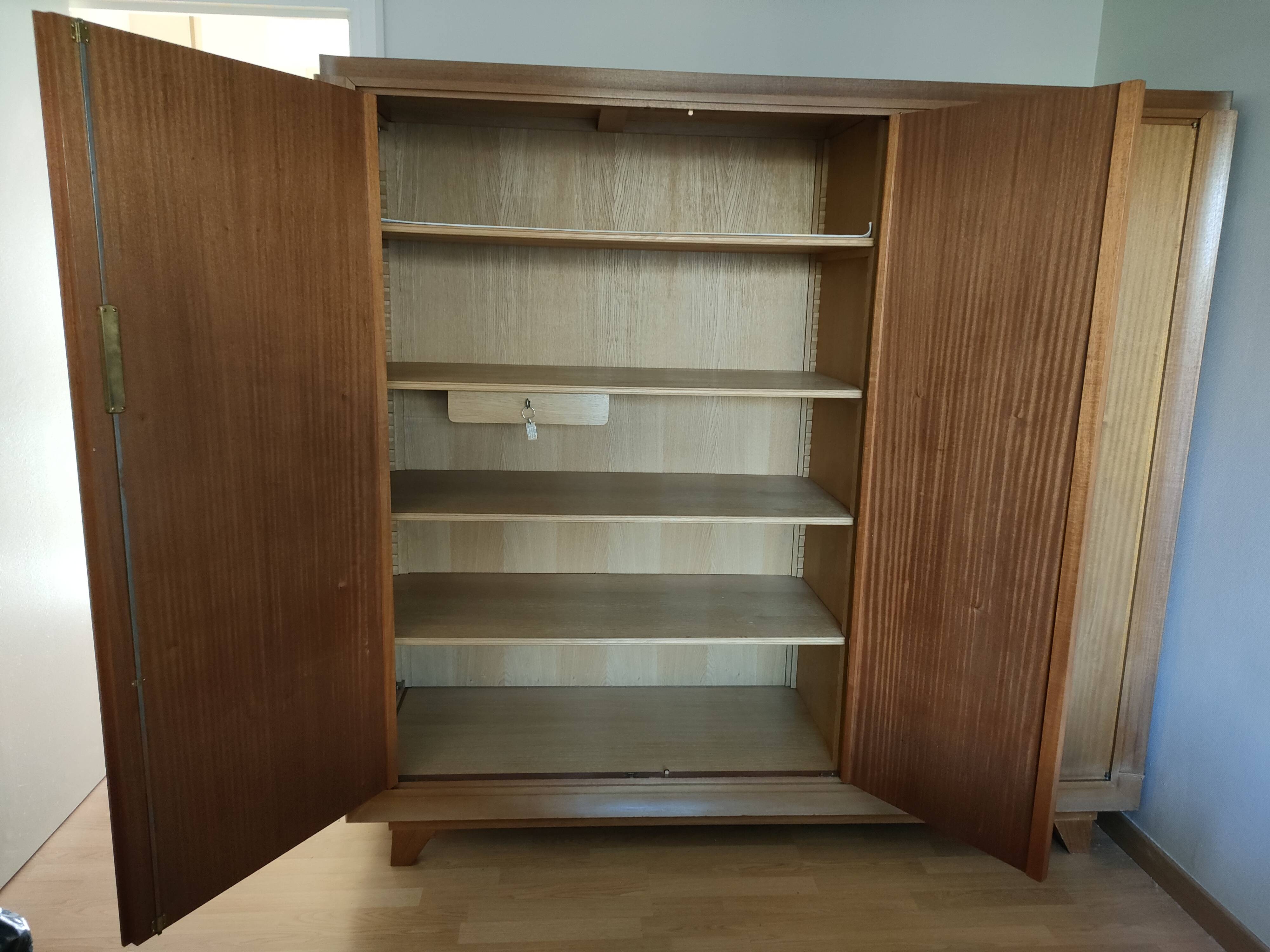 Vallin wardrobe and bedside table