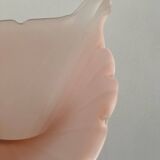 Leonardo vase in pink frosted glass