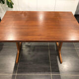 Scandinavian teak extendable table in the 1970s