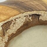 Vintage ceramic pitcher Vallauris Grandjean Jourdan imitation wood