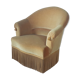 Fauteuil crapaud velours