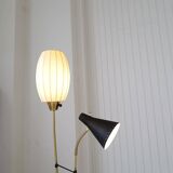 Mid-century floor lamp attributed to Hans Bergström for Ateljé Lyktan, Sweden 1950.