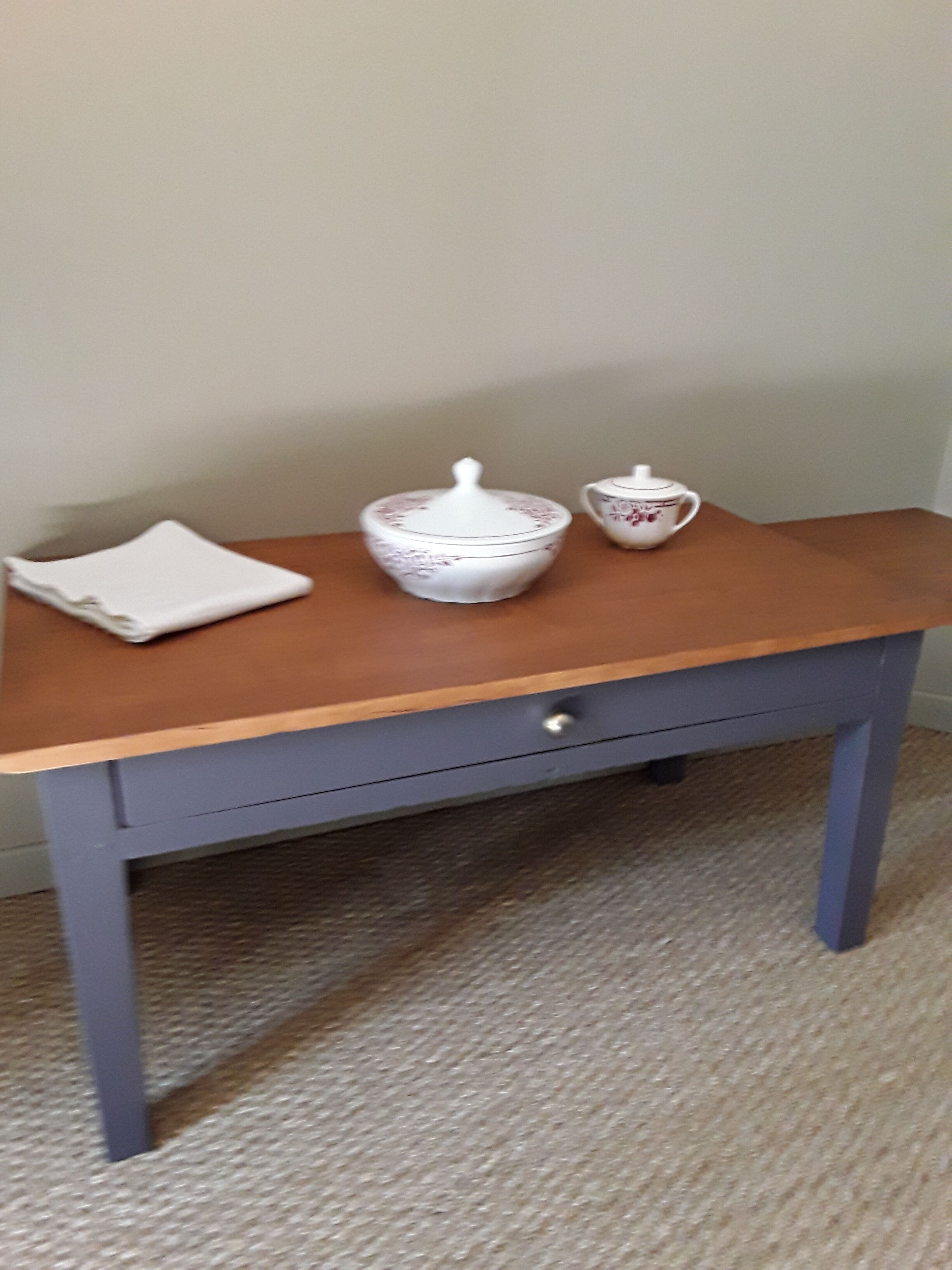 Former living room coffee table makeover