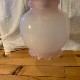 Vintage pink opaline pendant light