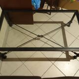 Table basse en fer forgé
