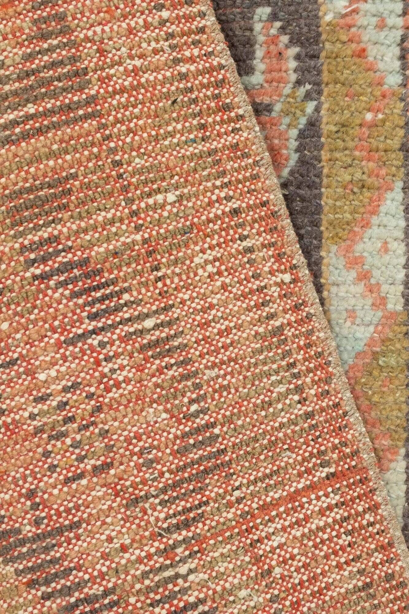 Vintage Turkish hallway rug 50x263 cm