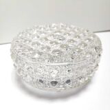 Bubble molded glass ceiling lamp