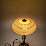 Art Nouveau wrought iron lamp