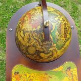 Vintage globe bar trolley