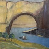 Landscape with a signed bridge